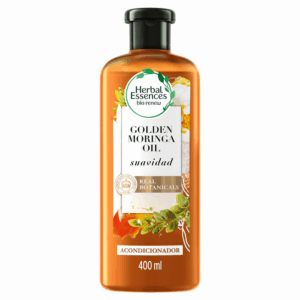 Acondicionador Biorenew Aceite Moringa Dorada HERBAL ESSENCES 400 Ml