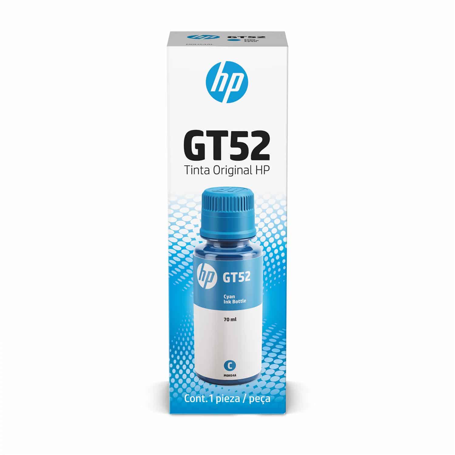 Tinta Para Impresora GT52 M0H54AL HP Cyan - Imagen 2