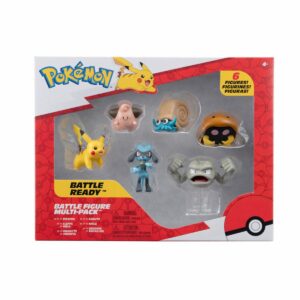 Set De Juego Figura De Batallas POKÉMON 6 Piezas