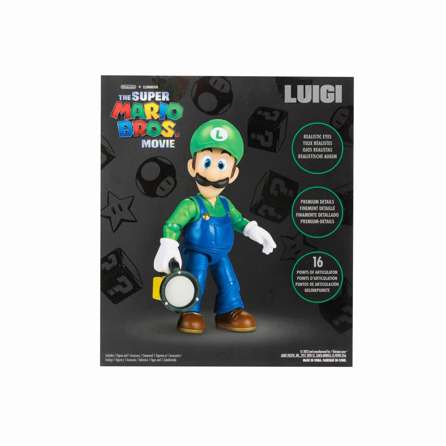 Figura Super Mario JAKKS Luigi - Imagen 3