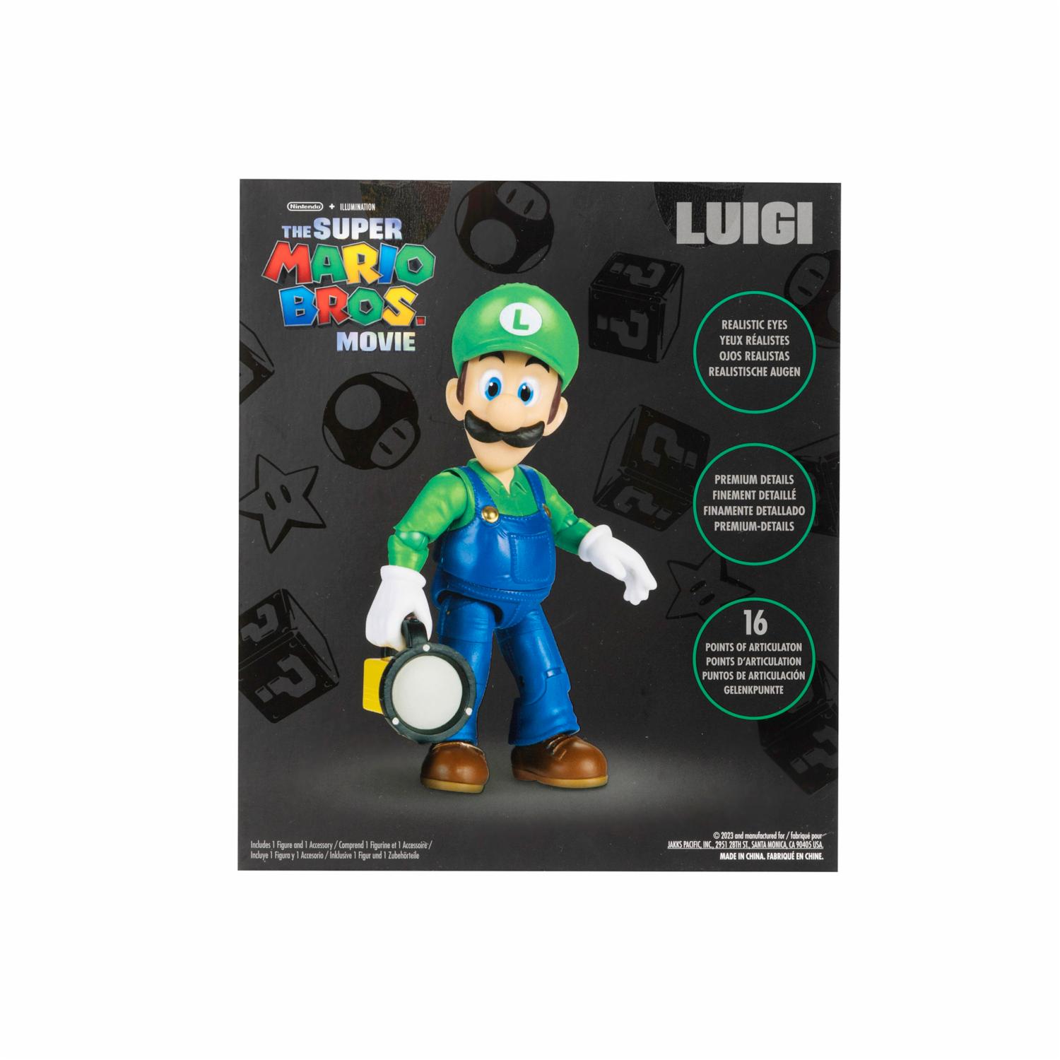 Figura Super Mario JAKKS Luigi