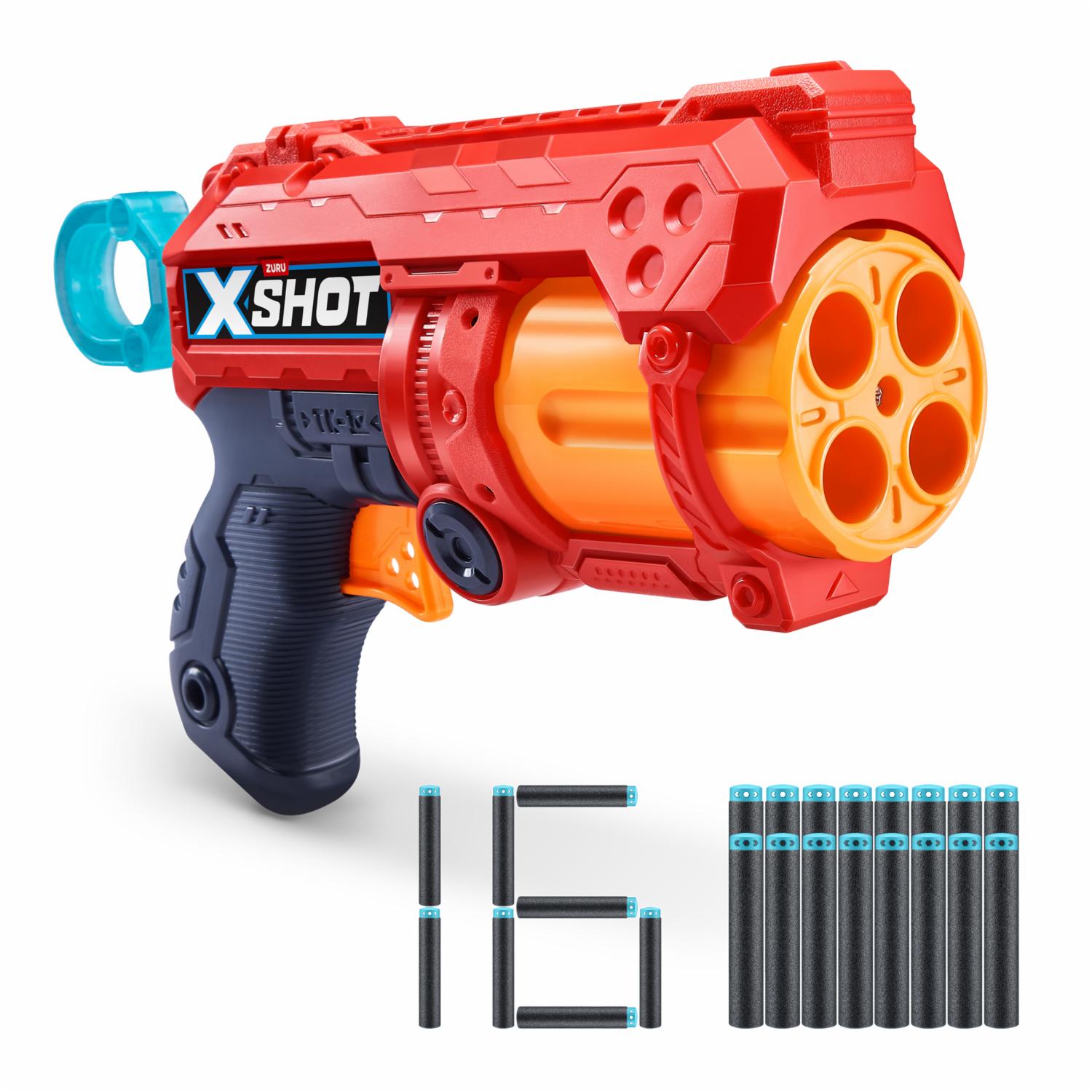 Lanzador Fury X SHOT Incluye 16 Dardos