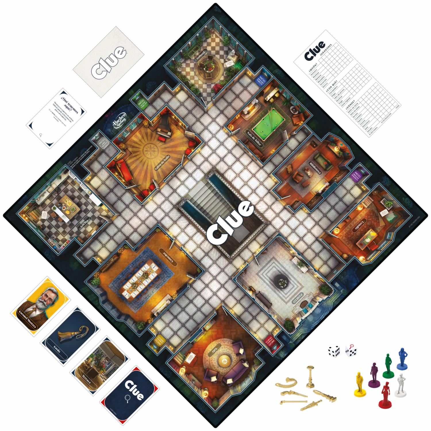 Juego De Mesa Clue HASBRO 2 – 6 Jugadores