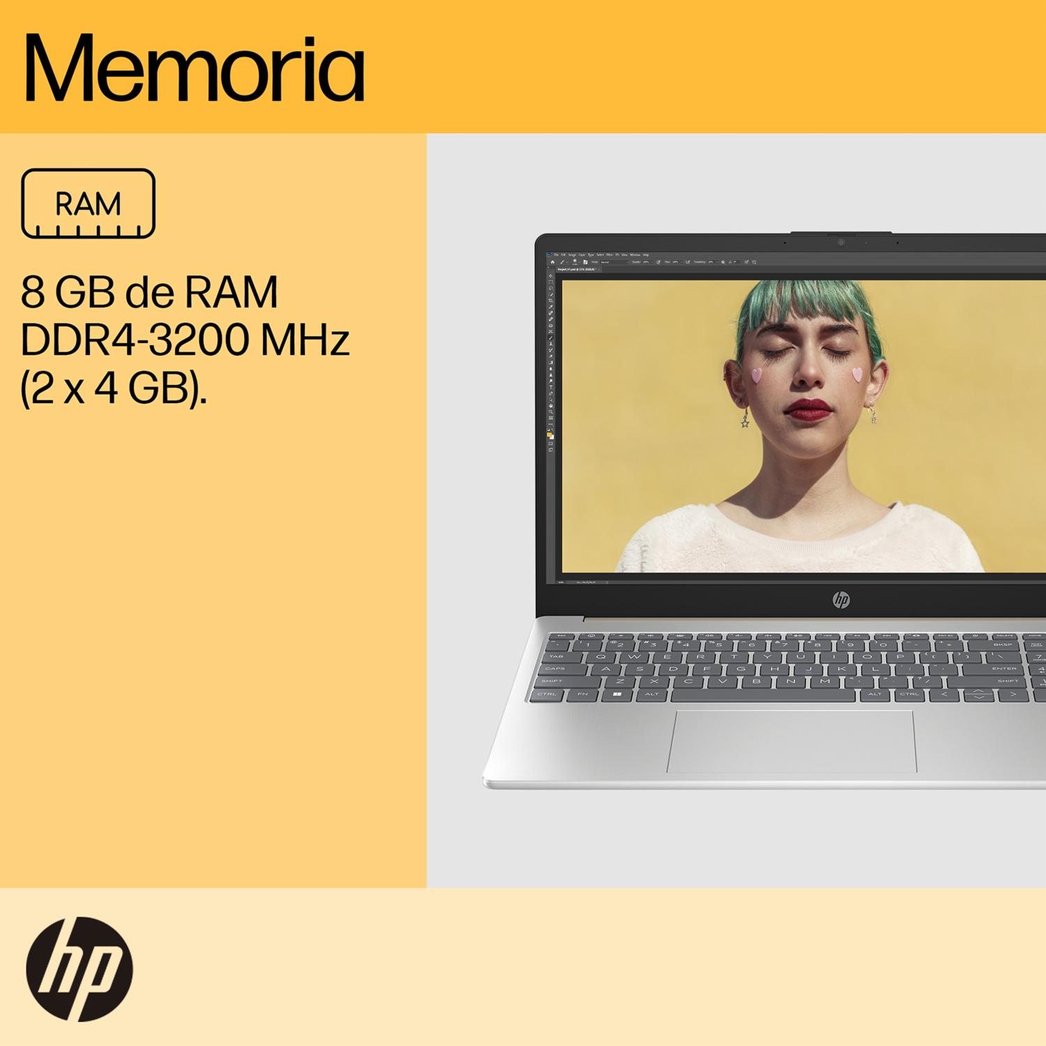 Notebook Modelo 15-FC0015LA AMD Ryzen 7 8GB RAM HP 15.6″ HD