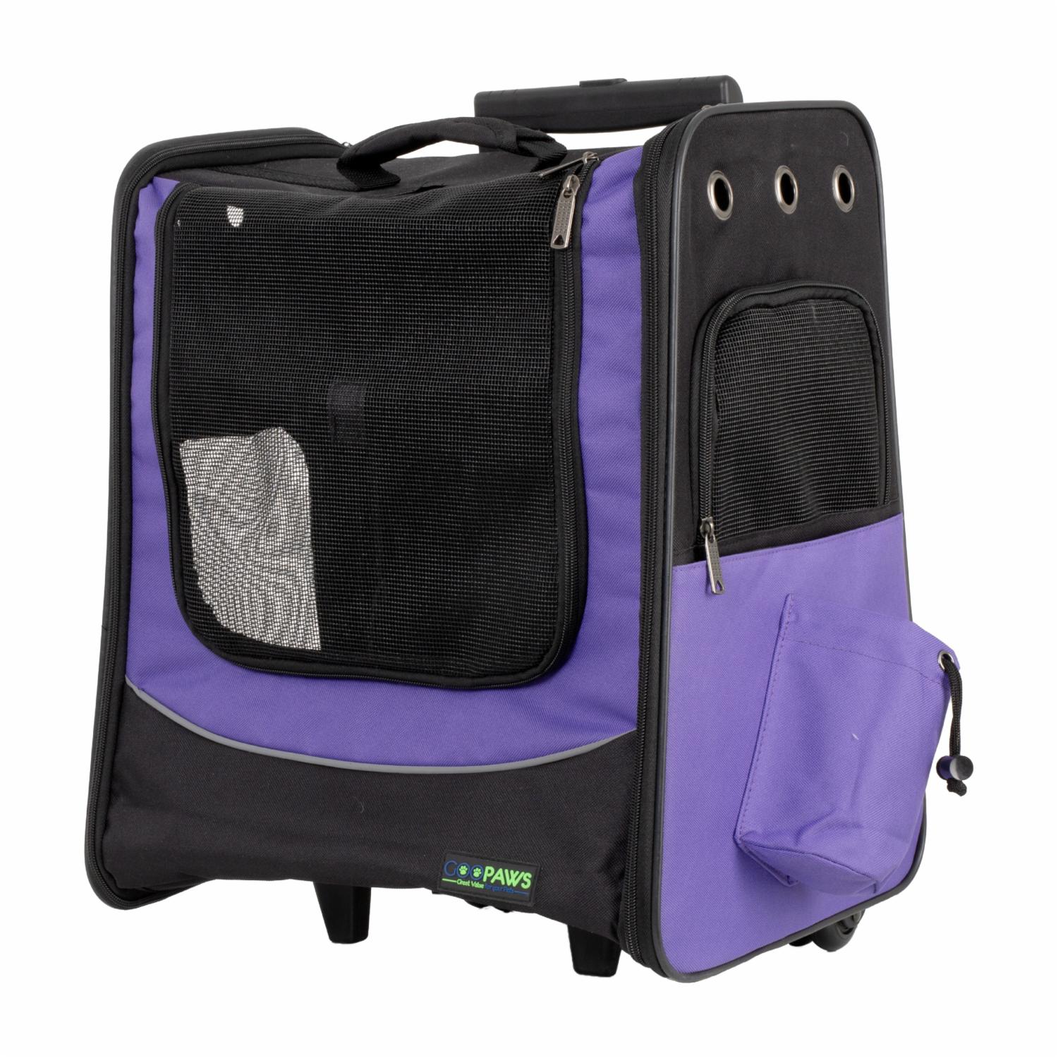 Transportador De Mascota Con Ruedas 4 En 1 GOODPAWS Mediano