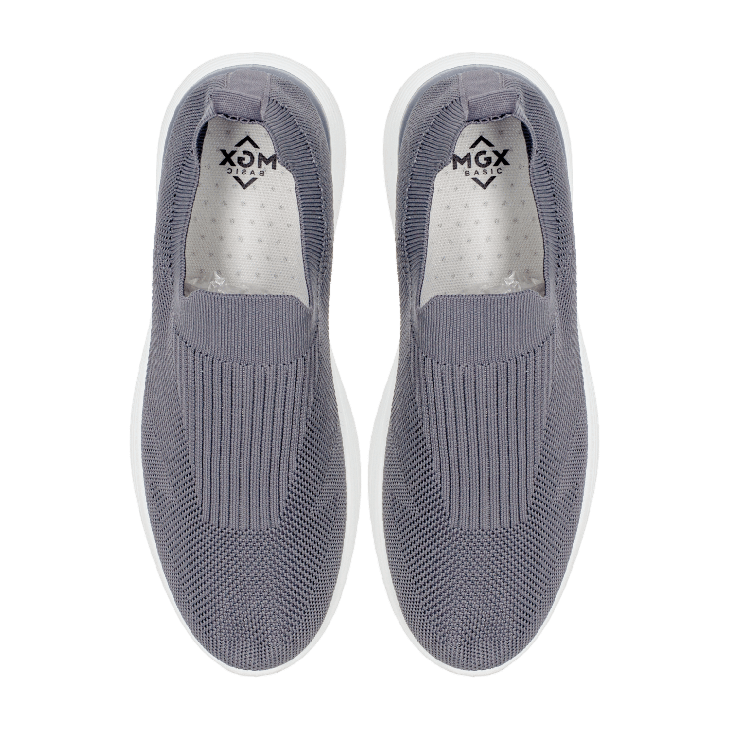Zapatos Deportivo Bajo Blanco Y Gris MGX BASIC