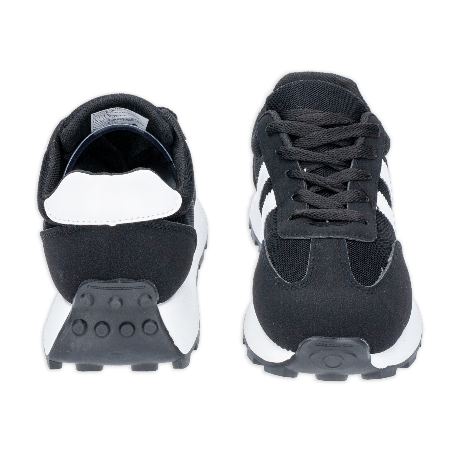 Zapatos Casual Negro Con Rayas MGX BASIC
