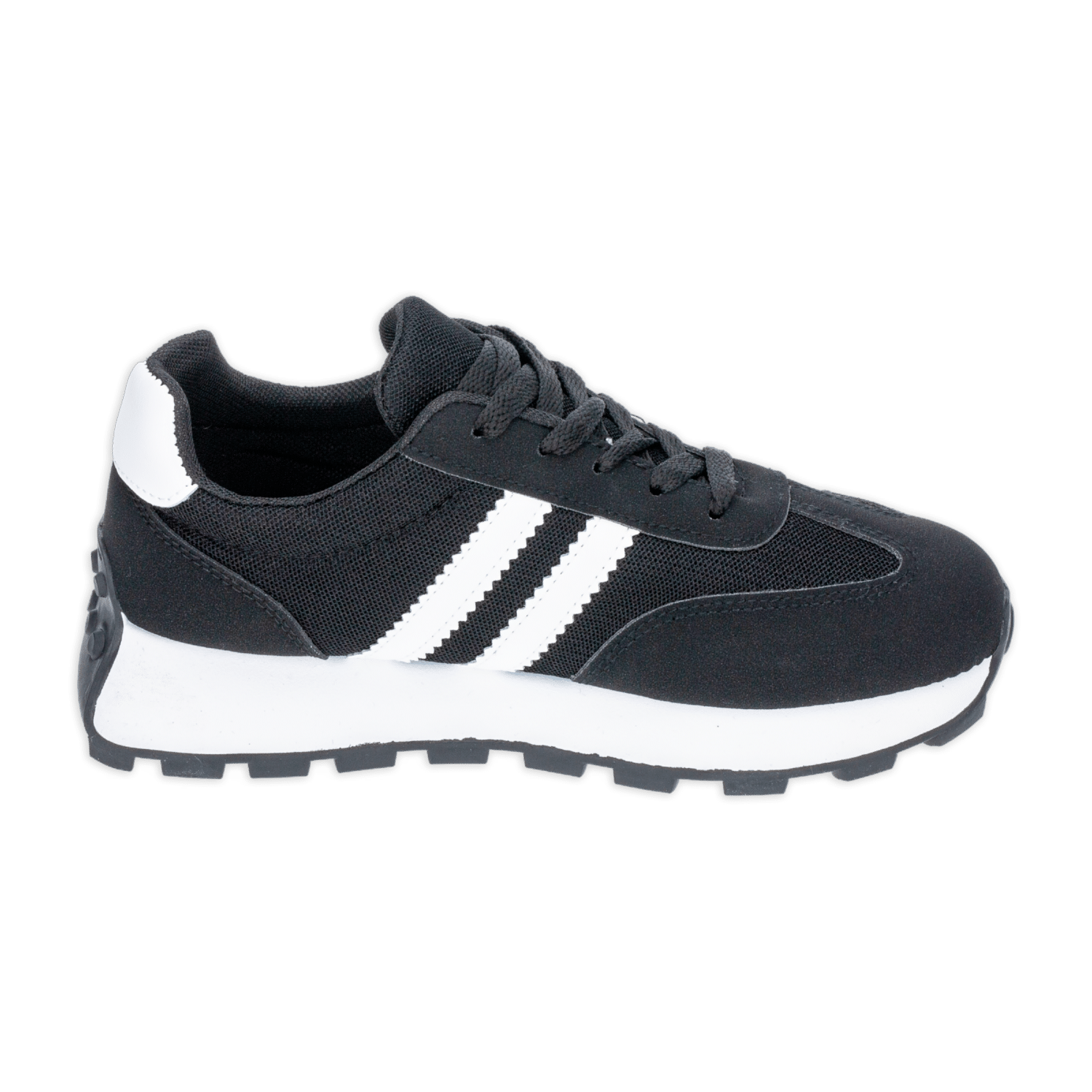Zapatos Casual Negro Con Rayas MGX BASIC