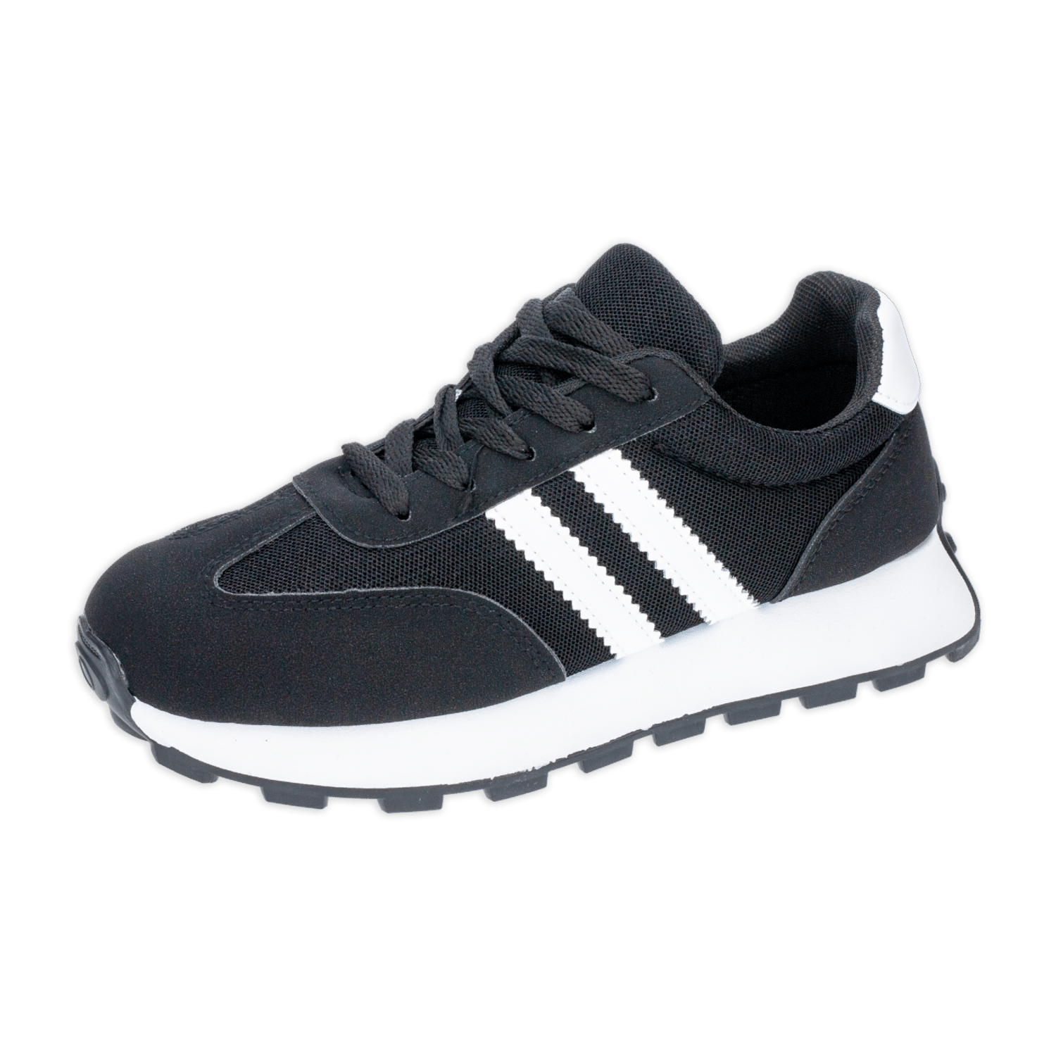 Zapatos Casual Negro Con Rayas MGX BASIC