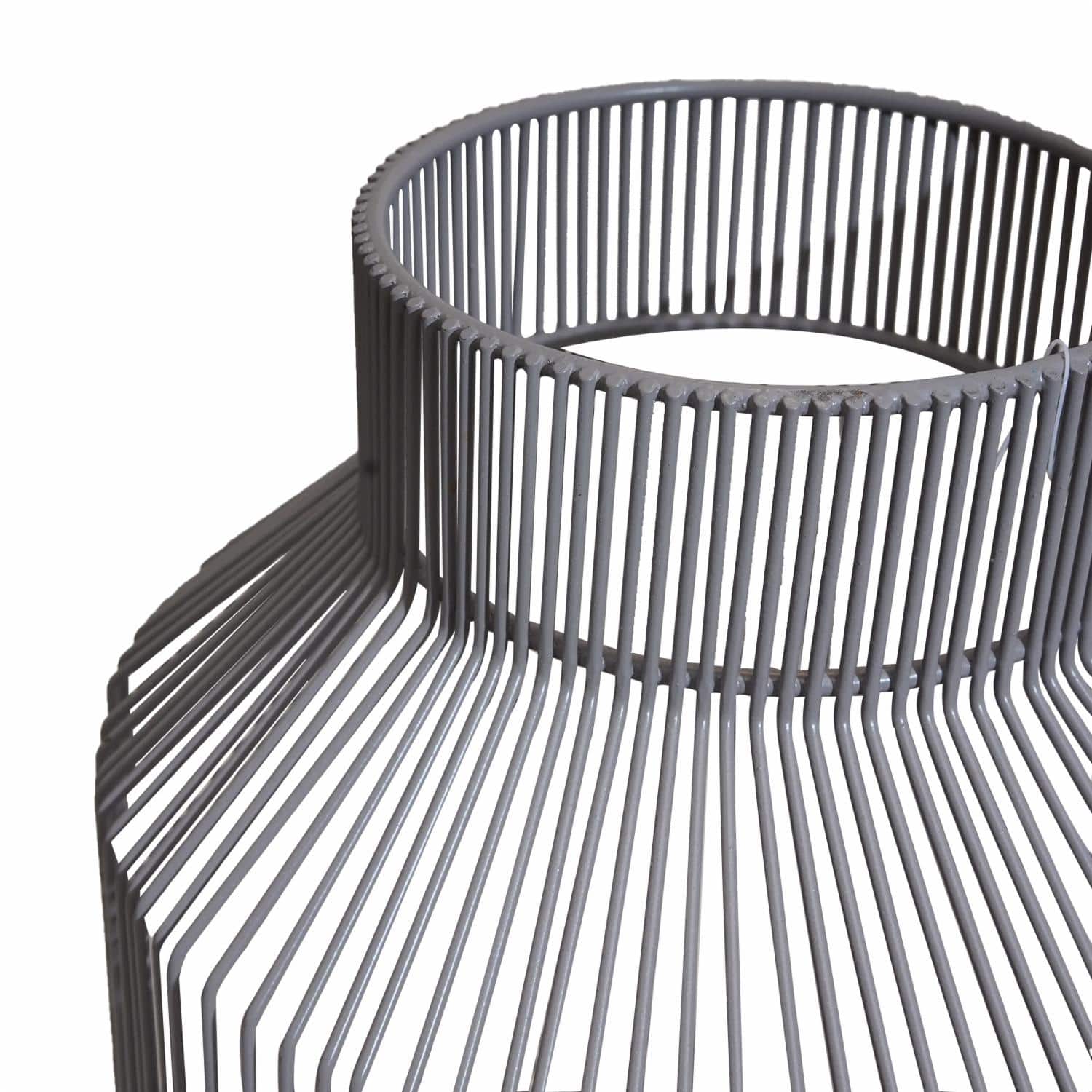 Lampara De Mesa Diseño De Alambre Negro FREE HOME Unidad - Imagen 2