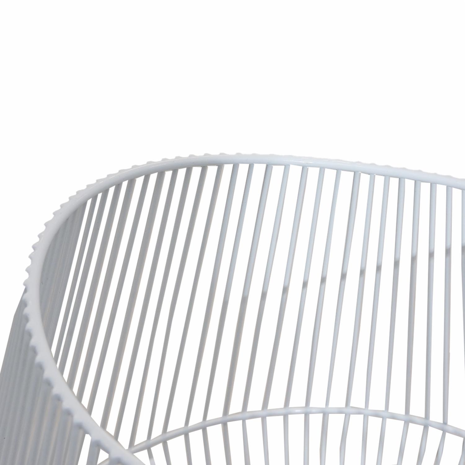 Lampara De Mesa Blanca Con Pedestal FREE HOME Grande