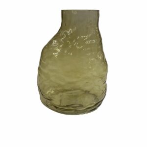 Florero Decorativo Pequeño Ámbar Martillado FREE HOME Unidad