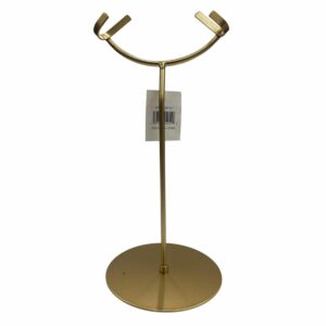 Plato Decorativo Con Base Dorada Pequeño FREE HOME Unidad