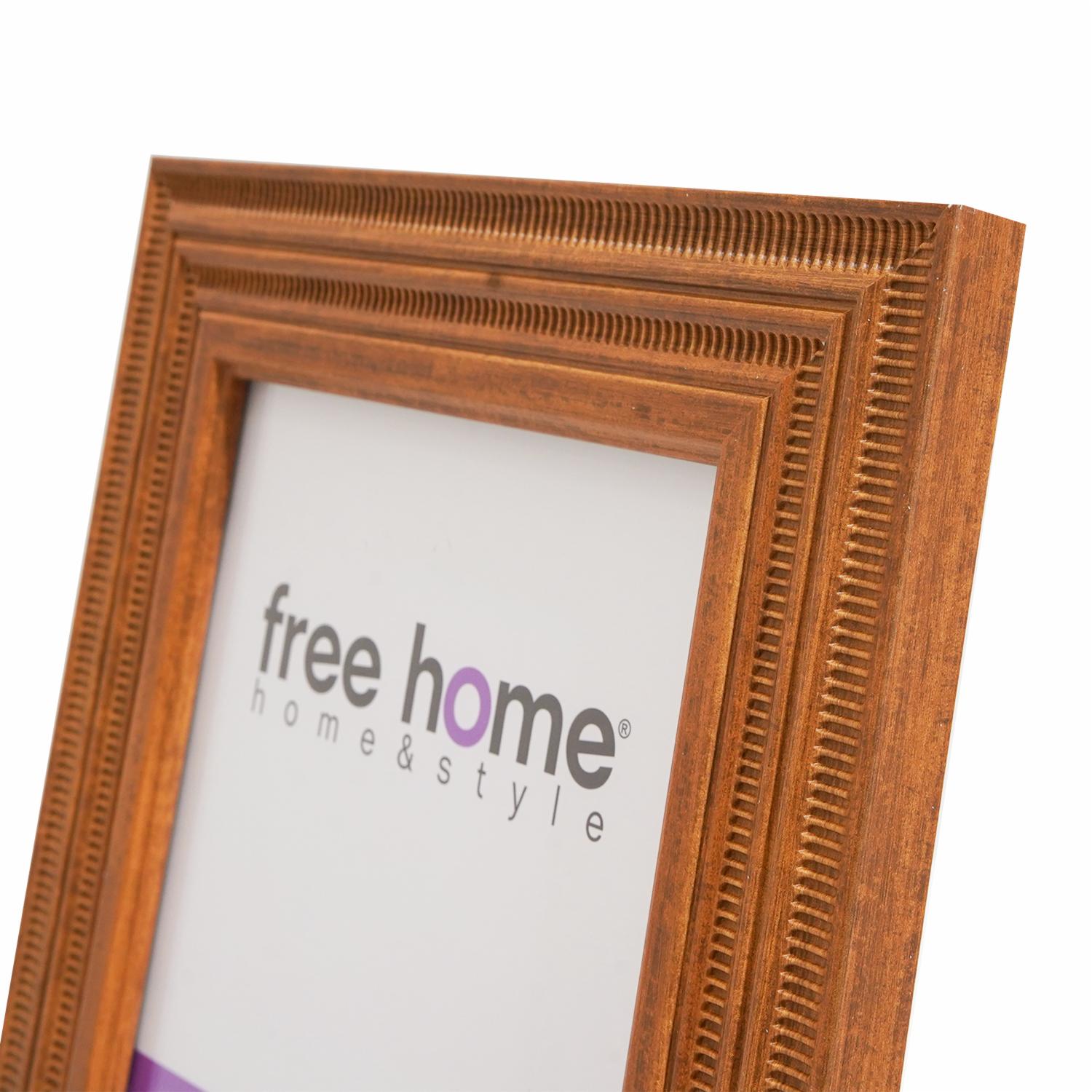 Porta Retrato Doble Marco Madera FREE HOME 10X15 Cm