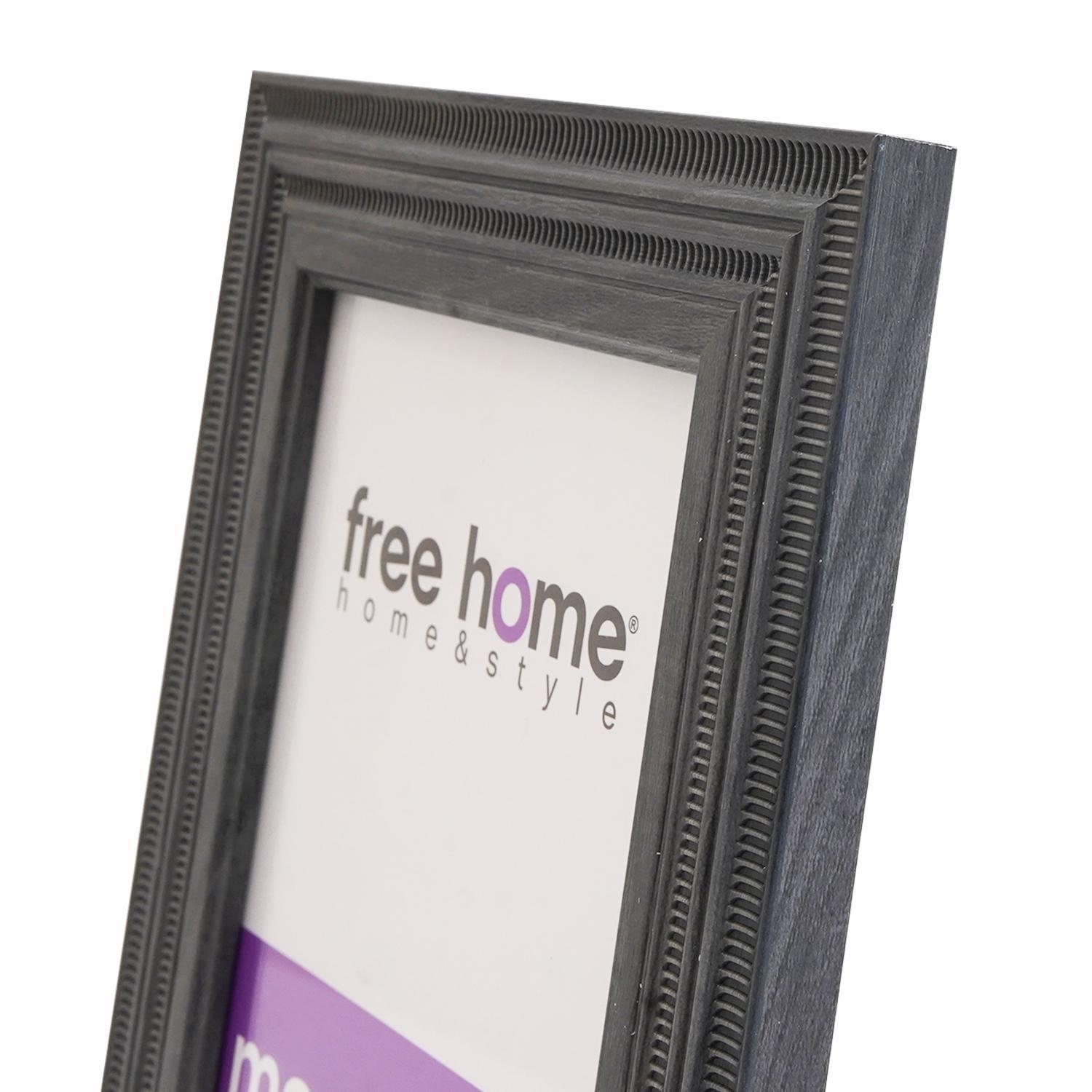 Porta Retrato Doble Marco Gris FREE HOME 20X25 Cm