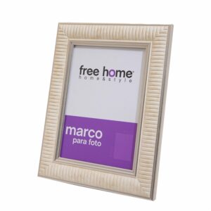 Porta Retrato Marco Natural  Plata FREE HOME 10X15 Cm