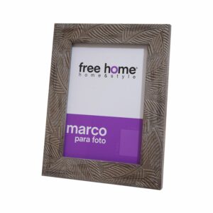 Porta Retrato Diseño Hojas Taupe FREE HOME 13X18 Cm