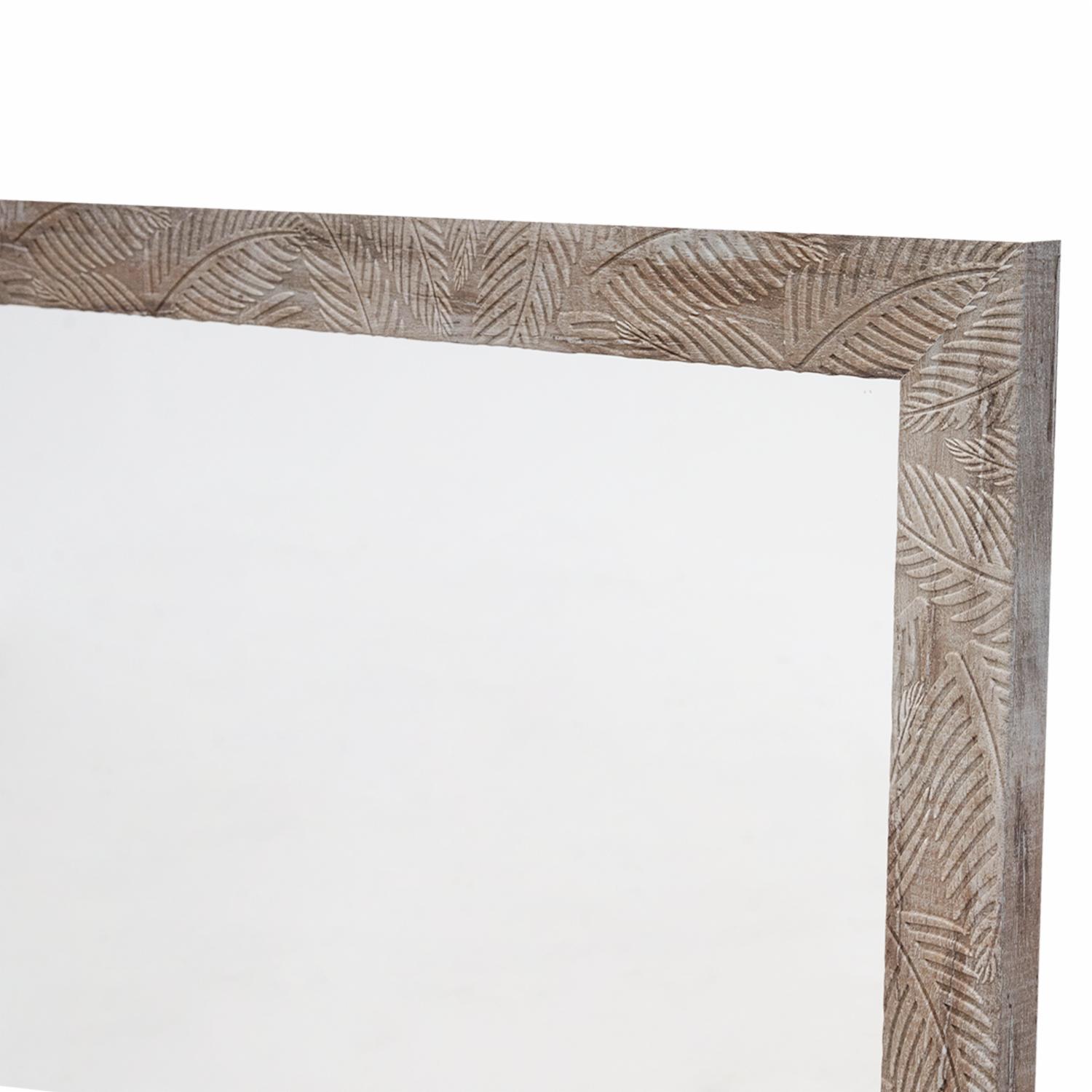 Espejo Decorativo Marco Hojas Natural FREE HOME 50X70 Cm