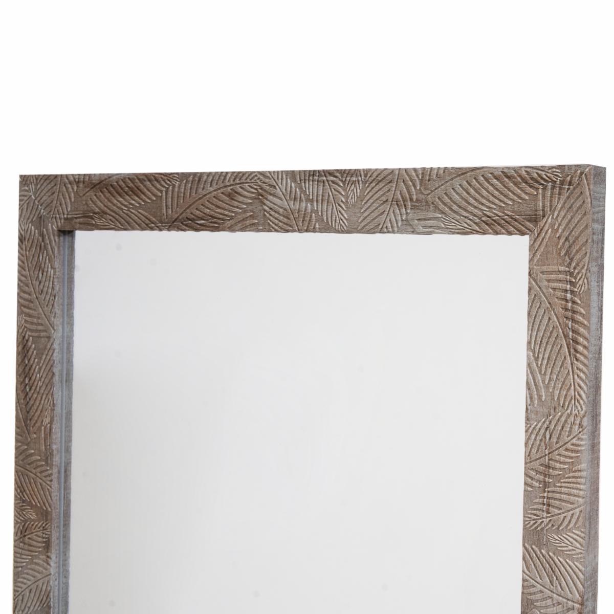 Espejo Decorativo Marco Hojas Taupe FREE HOME 30X120 Cm