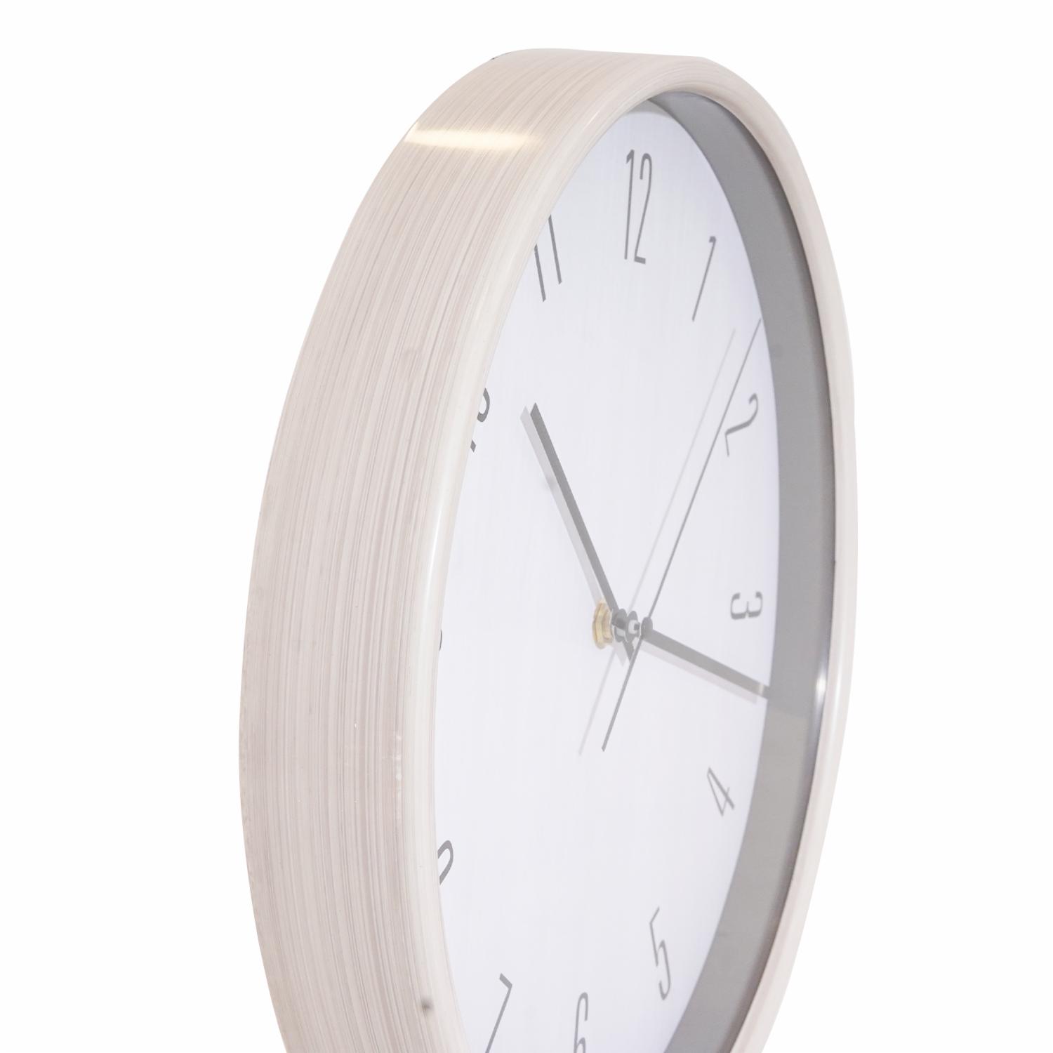 Reloj De Pared En Plástico Efecto Madera FUZHOU EAGLE 30X4.7 Cm