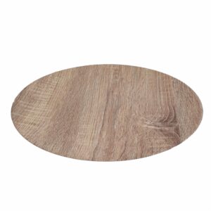 Plato Base Diseño Tipo Madera Z&L 33 Cm