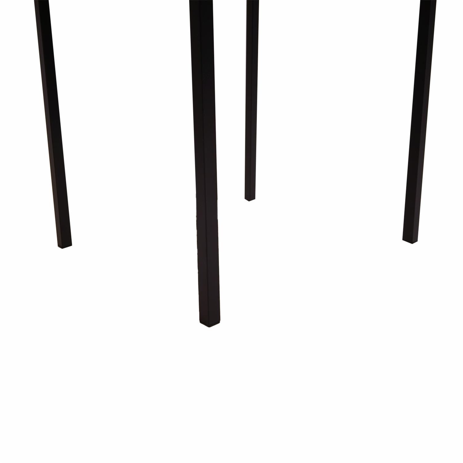 Juego De Mesas Auxiliares De Madera Y Soporte De Metal Para Decoración FUJIAN X 3 Uds