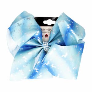 Lazo Para Cabello Color Celeste De Unicornio HAIR WITH FLAIR Unidad