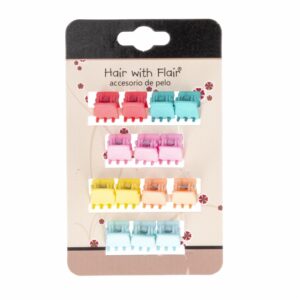 Clips De Cabello De Colores HAIR WITH FLAIR X14 Uds
