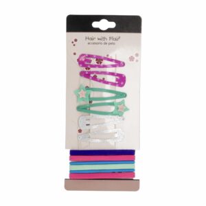 Kit Para Cabello Vinchas Y Ligas HAIR WITH FLAIR 6 Piezas