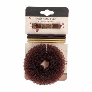 Accesorios Para Cabello Vicha, Invisible y Ligas HAIR WITH FLAIR Set
