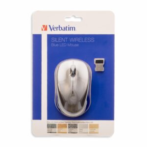 Mouse Silent Blue Led Graphite VERBATIM Wireless