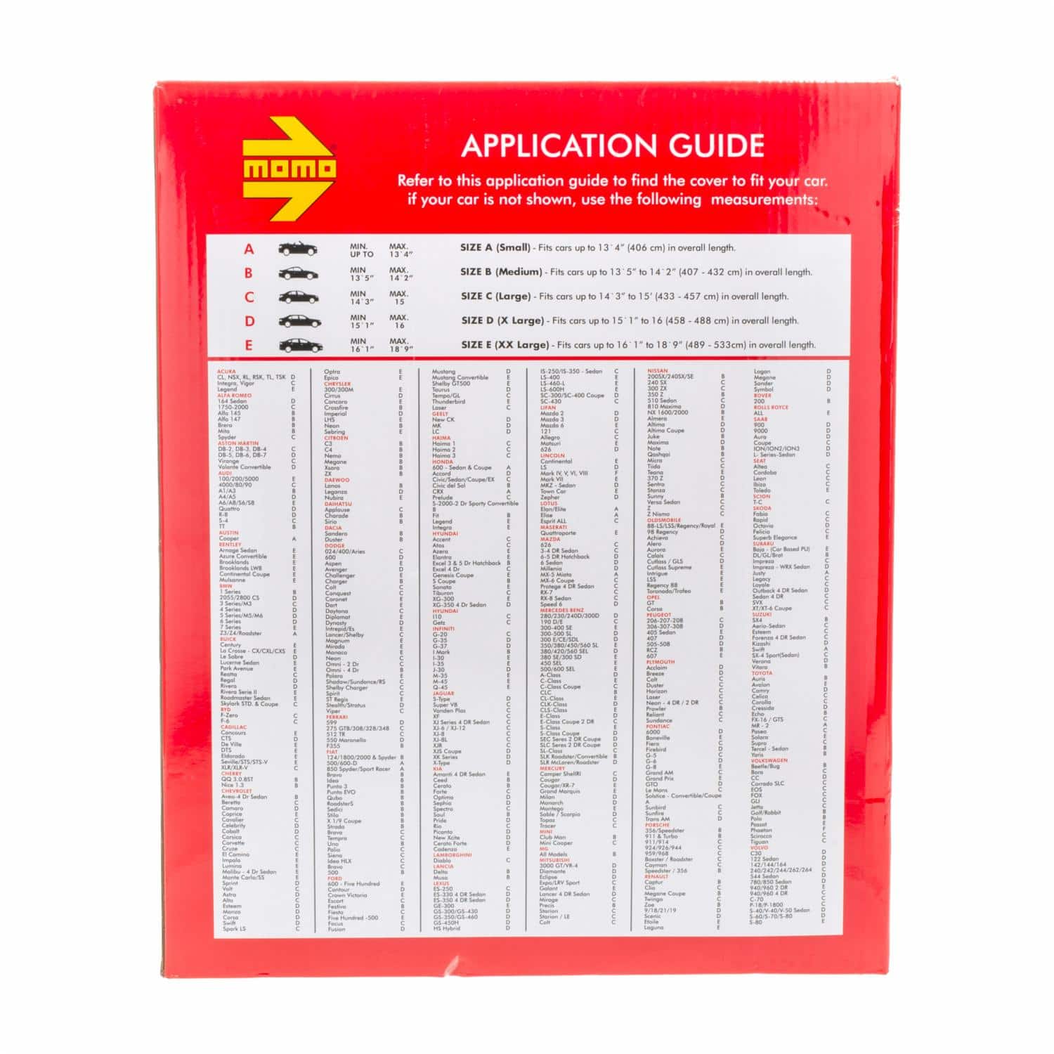 Cobertor De Auto MOMO Medium - Imagen 2