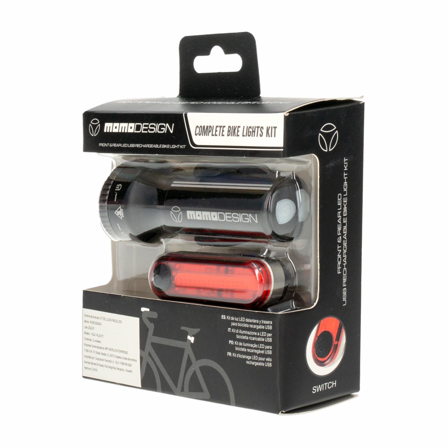 Kit De Luces Para Bicicleta MOMO Unidad