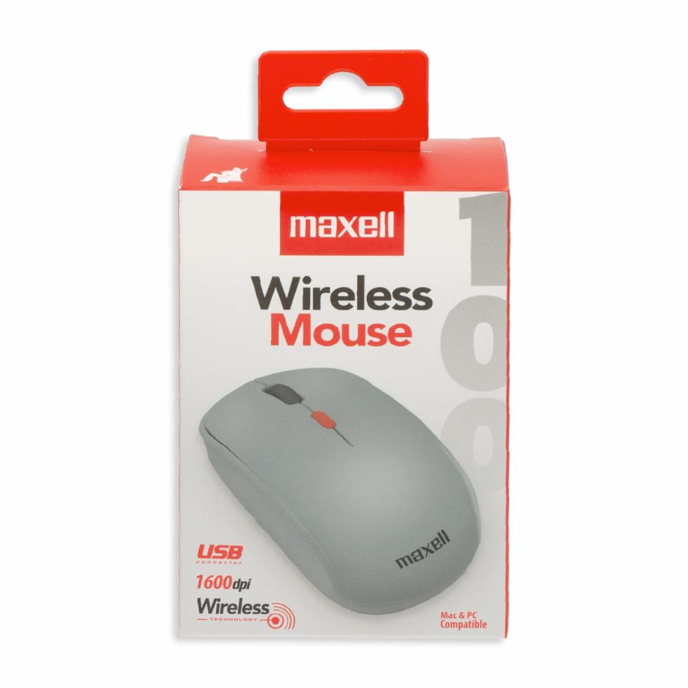 Mouse Wireless Gris MOWL-100 2.4 GHZ MAXWELL Inalámbrica - Imagen 4