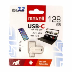 Memoria Usb 3.2 Con USB-C MAXELL 128 G
