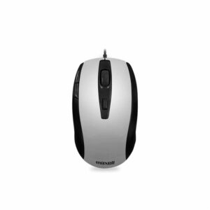 Mouse Cinco Botones MOWR-105 Gris MAXELL Con Cable