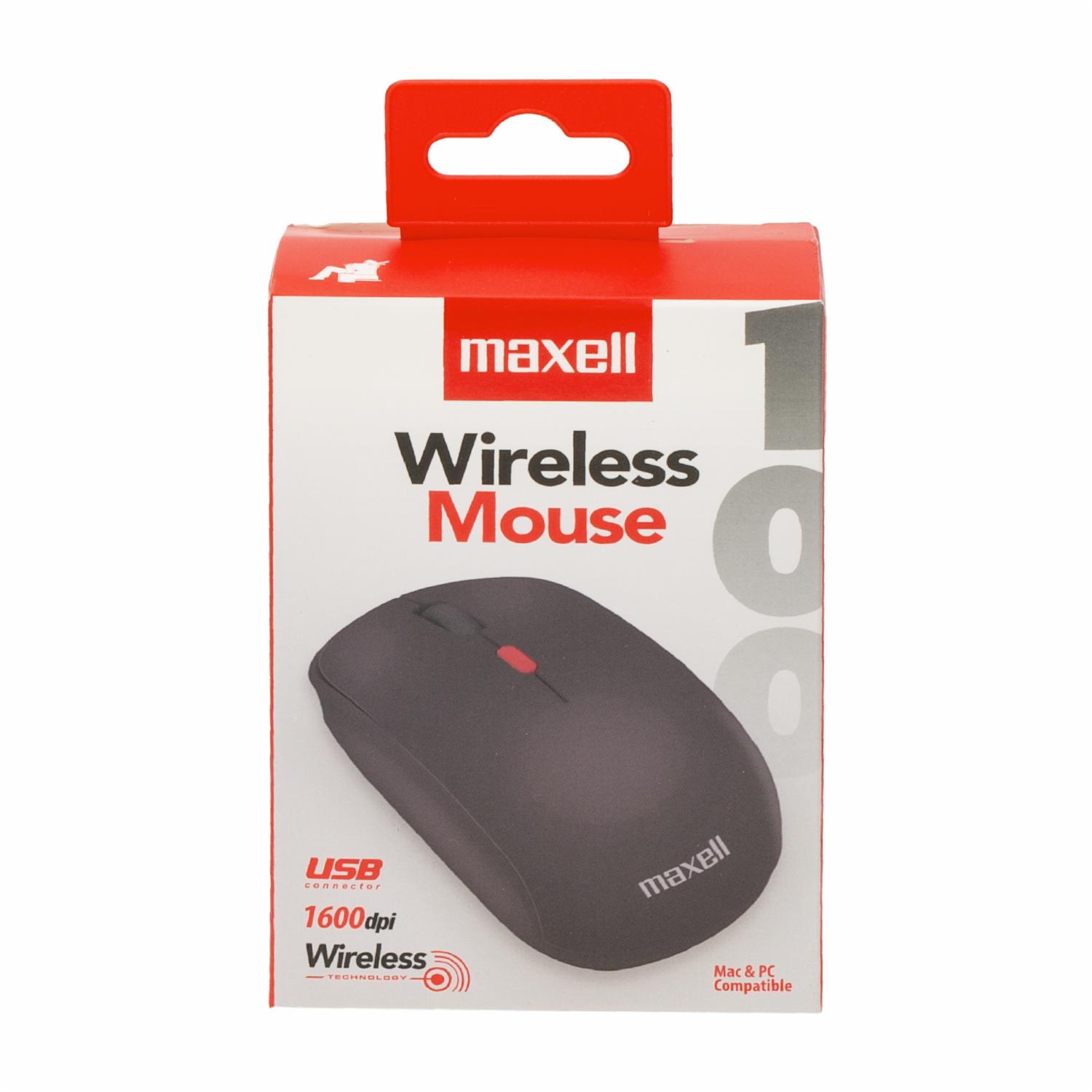 Mouse Wireless Conexión USB 1600 DPI Negro MAXELL Inalámbrica - Imagen 4