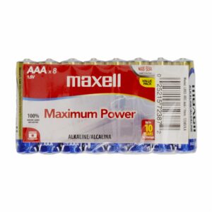 Pilas Aaa 1.5 V Alcalinas MAXWELL X 8 Uds