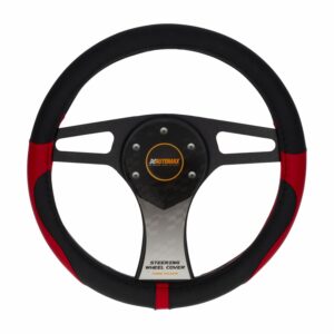 Cubre Volante Negro Rojo 08 AUTOMAX Unidad