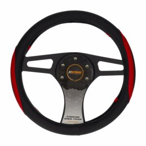 Cubre Volante Negro Rojo 13 AUTOMAX Unidad