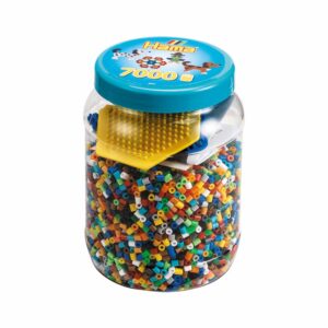 Set De Beads En Bote Perritos Y Figuras HAMA 7000 Piezas
