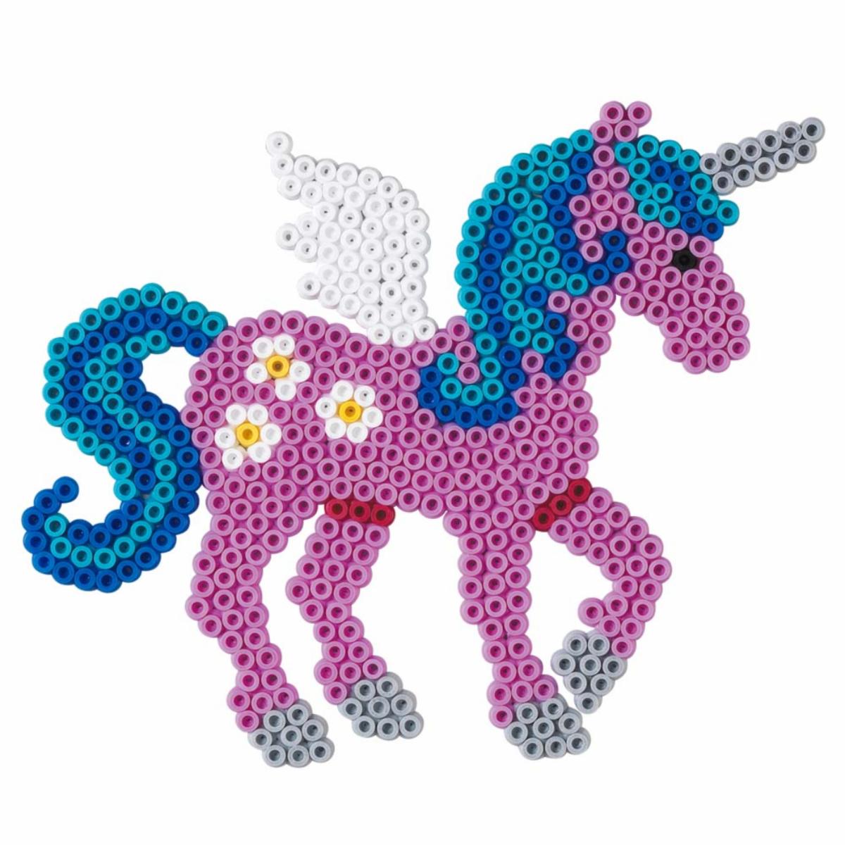 Set De Beads Caballo Y Unicornio HAMA 2000 Piezas