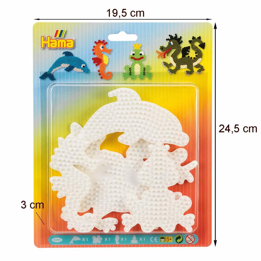 Set De Plantillas Animalitos HAMA 4 Piezas - Imagen 2