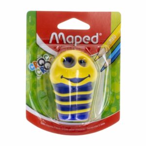 Sacapuntas Doble Orificio Con Deposito Diseño Croc Croc MAPED Unidad