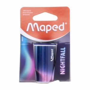 Sacapuntas Un Orificio Con Deposito Lata/Metal Diseño Nightfall Teens MAPED Unidad