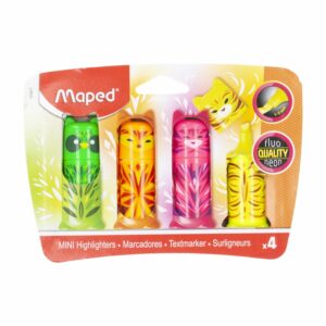 Resaltadores Fluo Mini Friends MAPED X 4 Uds
