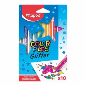 Marcadores Color Peps Glitter MAPED 10 Colores