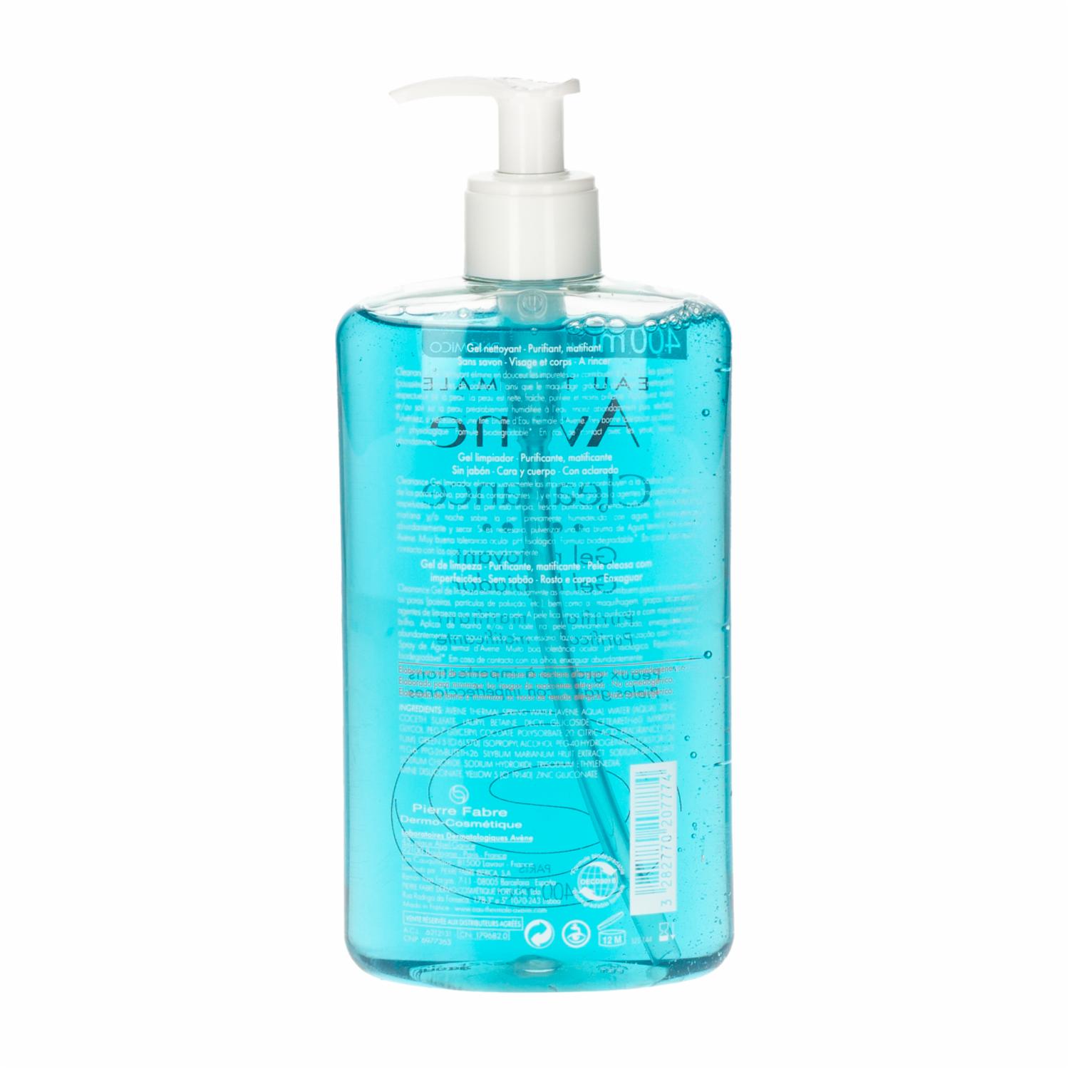 Limpiador Facial En Gel Cleanance AVÈNE 400 Ml