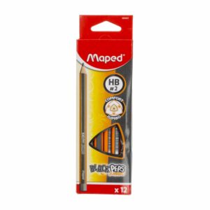 Lapiz De Grafito HB Con Borrador MAPED UNIDAD