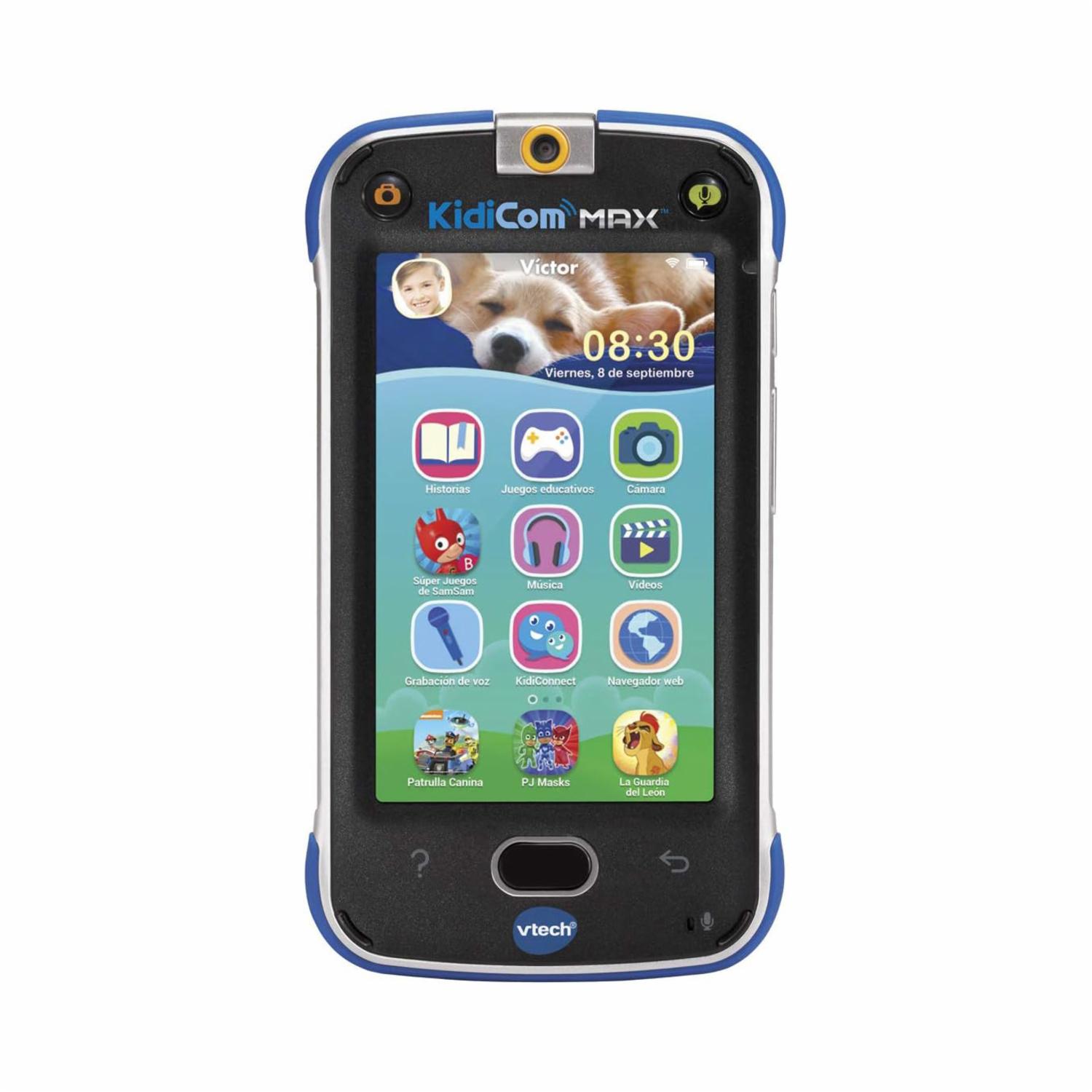 Teléfono Interactivo Negro Kidicom Max VTECH Para Niños
